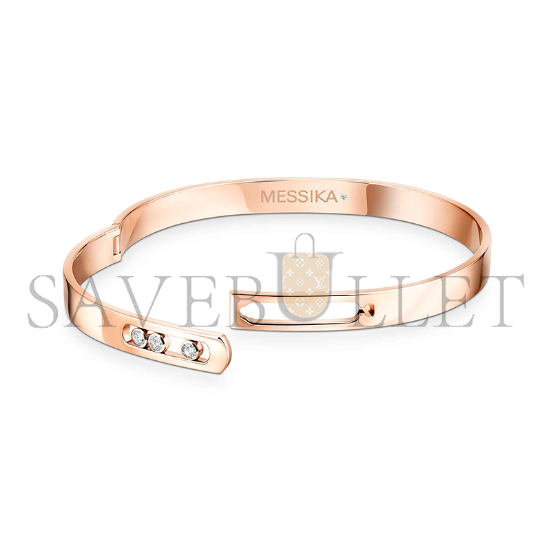 MESSIKA MOVE NOA BANGLE PINK GOLD BRACELET 06368 MESSIKA MOVE NOA BANGLE PINK GOLD BRACELET 06368